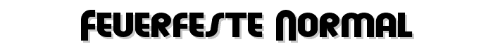 Feuerfeste Normal font